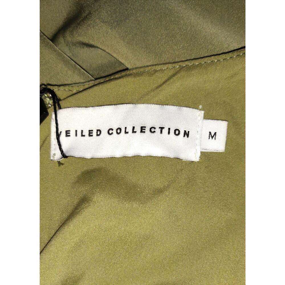 VEILED COLLECTION Green Dress First Sample Yunya Garments SIZE M Medium NEW NWT - Picture 14 of 16
